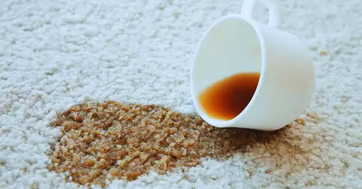Hausmittel zur Entfernung von Kaffeeflecken aus dem Teppich